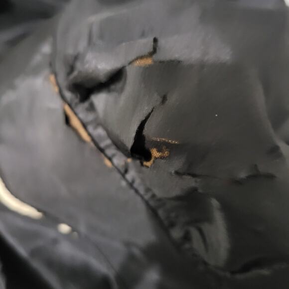 Antique Victorian Silk Blazer Jacket Black Coat Handmade Tailored Custom Small - Picture 8 of 16